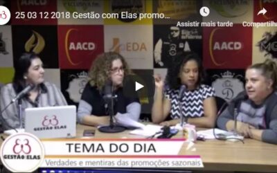 Gestão com Elas promoções sazionais